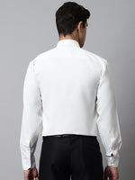 Thumbnail for Jainish Men's White Classic Cotton Formal Shirt - Distacart