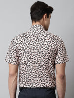 Thumbnail for Jainish Men's Cream Classic Printed Formal Shirt - Cream - Distacart