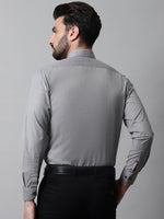 Thumbnail for Jainish Men's Grey Classic Slim Fit Solid Formal Shirt - Distacart