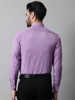 Thumbnail for Jainish Men's Purple Classic Slim Fit Solid Formal Shirt - Distacart