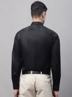 Thumbnail for Jainish Men's Black Dobby Textured Formal Shirt - Distacart