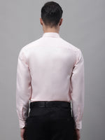 Thumbnail for Jainish Men's Pink Dobby Textured Formal Shirt - Distacart