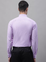 Thumbnail for Jainish Men's Purple Vertical Striped Formal Shirt - Distacart