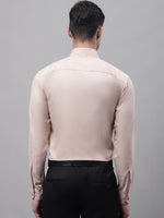 Thumbnail for Jainish Men's Light-Brown Cotton Solid Formal Shirt - Distacart
