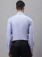 Thumbnail for Jainish Men's Blue Cotton Solid Formal Shirt - Distacart