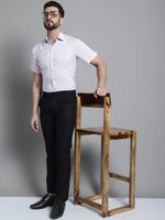 Thumbnail for Jainish Men's Printed Formal Shirt - Purple - Distacart