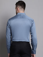 Thumbnail for Jainish Men's Cotton Solid Formal Shirt - Grey - Distacart