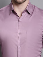 Thumbnail for Jainish Men's Cotton Solid Formal Shirt - Magenta - Distacart