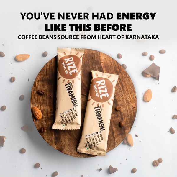 Rize Energy Bar Tiramisu - Distacart