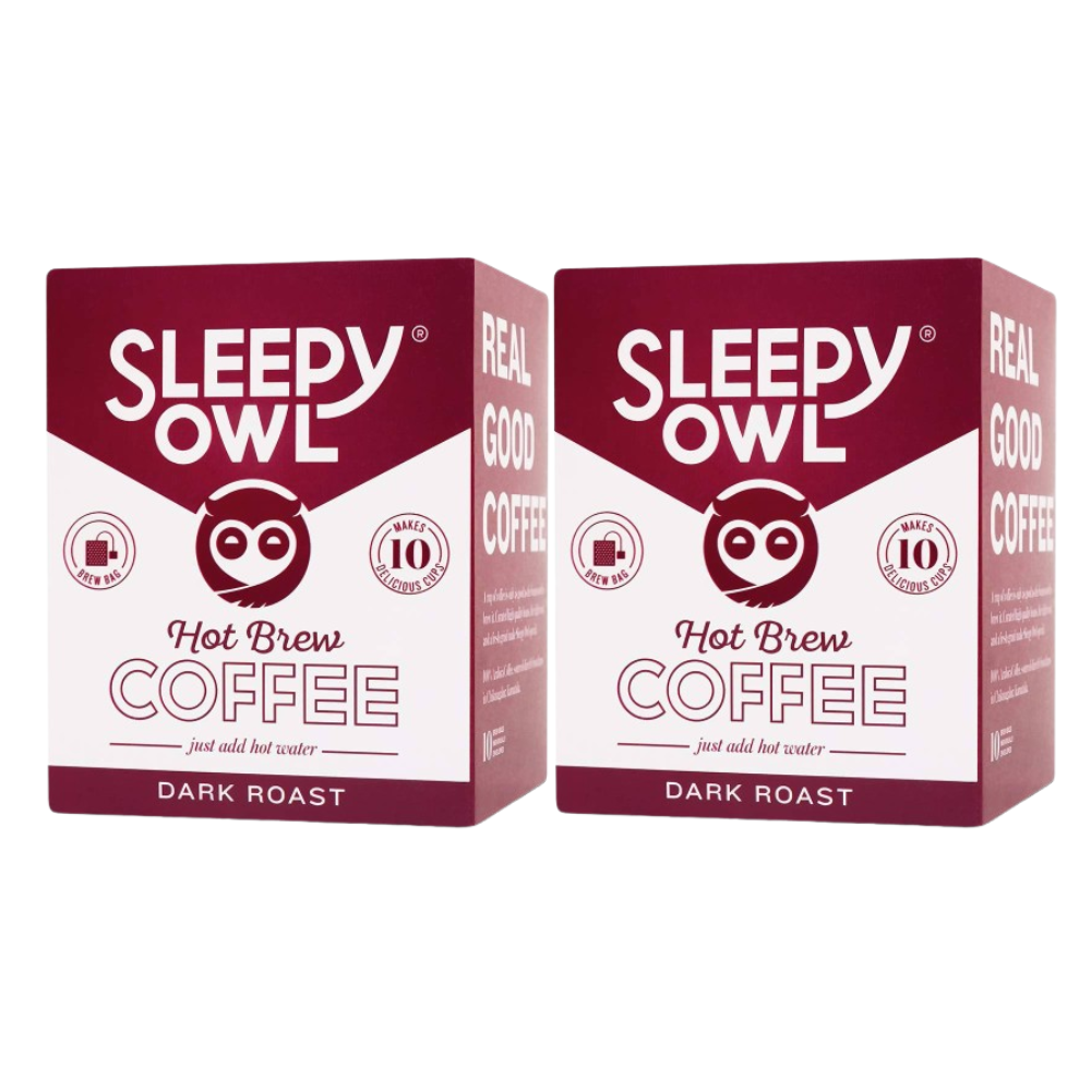 Sleepy Owl Coffee Dark Roast Hot Brew Bags - Distacart