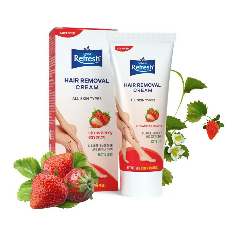 Torque's Refresh Hair Removal Cream With Strawberry