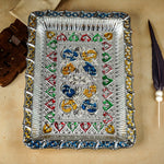 Thumbnail for Sri Rudra Square Meenakari Tray (SR 03477) - Distacart