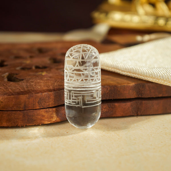 Sri Rudra Sphatika Rekhankit - Distacart