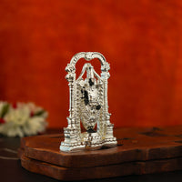 Thumbnail for Sri Rudra Arch Balaji Small 3 Inch Silver Plated SR03175