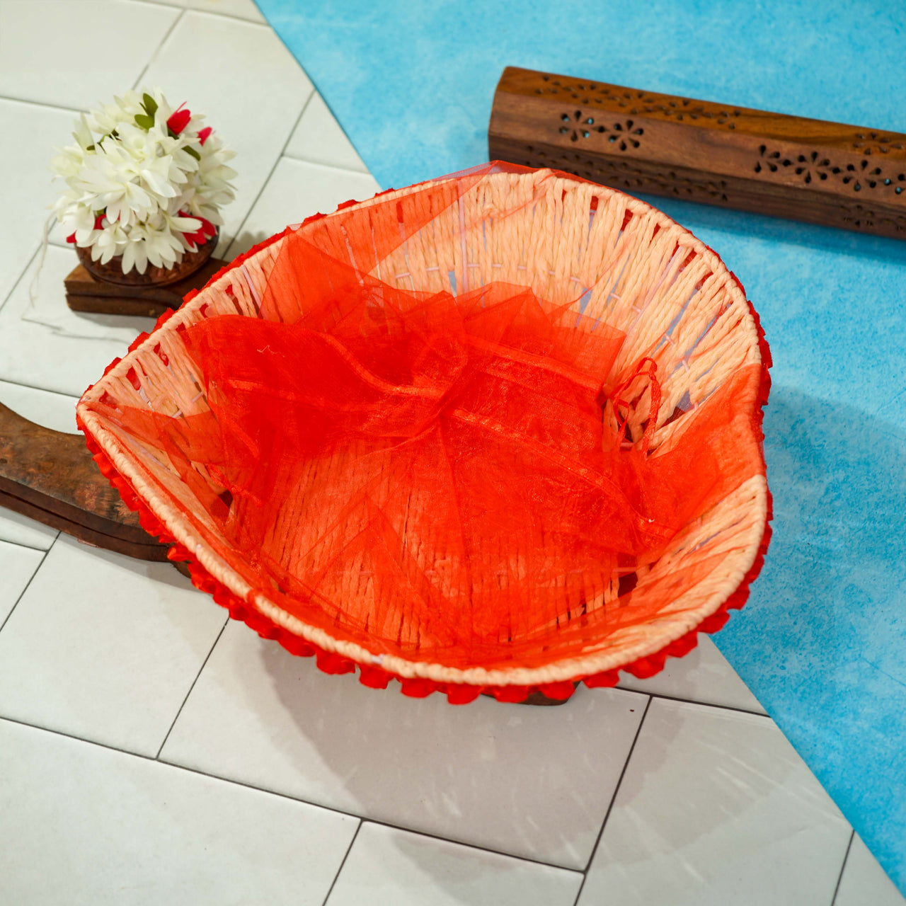 Sri Rudra Decorative Basket SR 03074