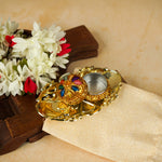 Thumbnail for Sri Rudra Decorative Kumkum Haldi Tray (SR 01406) - Distacart