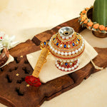 Thumbnail for Sri Rudra Decorative Steel Paneer Dani - Distacart