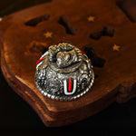 Thumbnail for Sri Rudra Silver Plated Balaji Charan (SR02458) - Distacart