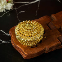 Thumbnail for Sri Rudra Gold Fancy Tray Round Bowl (EAN 8906101491865)