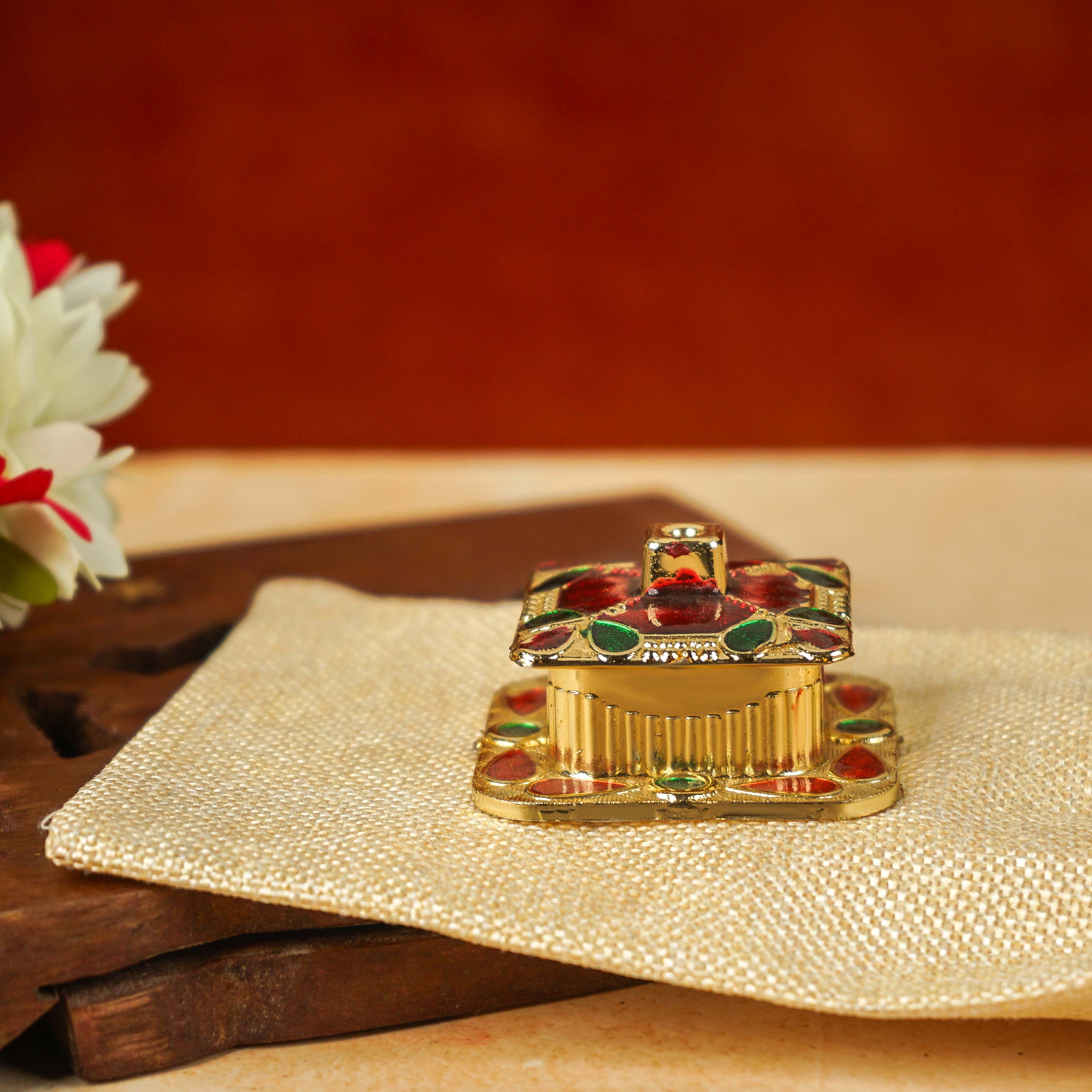 Sri Rudra Fiber Gold Kumkum Bharani (SR 01946) - Distacart