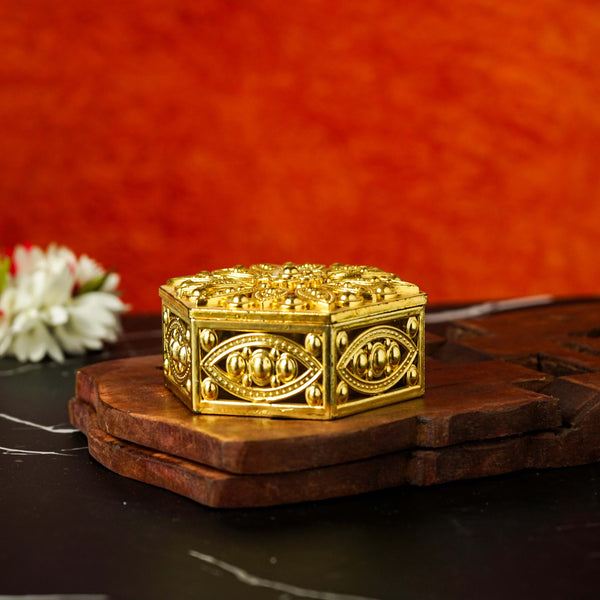 Sri Rudra Gold Fancy Heaxgon Box (EAN Code 8906101491872) - Distacart