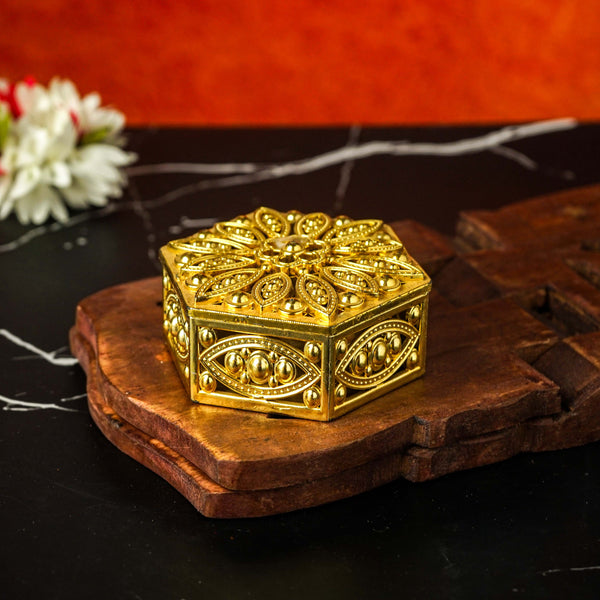 Sri Rudra Gold Fancy Heaxgon Box (EAN Code 8906101491872) - Distacart