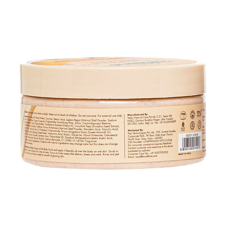 mCaffeine Smoky Pumpkin Spice Body Scrub, Exfoliates, Removes Tan, Sweet & Spicy Aroma - Distacart