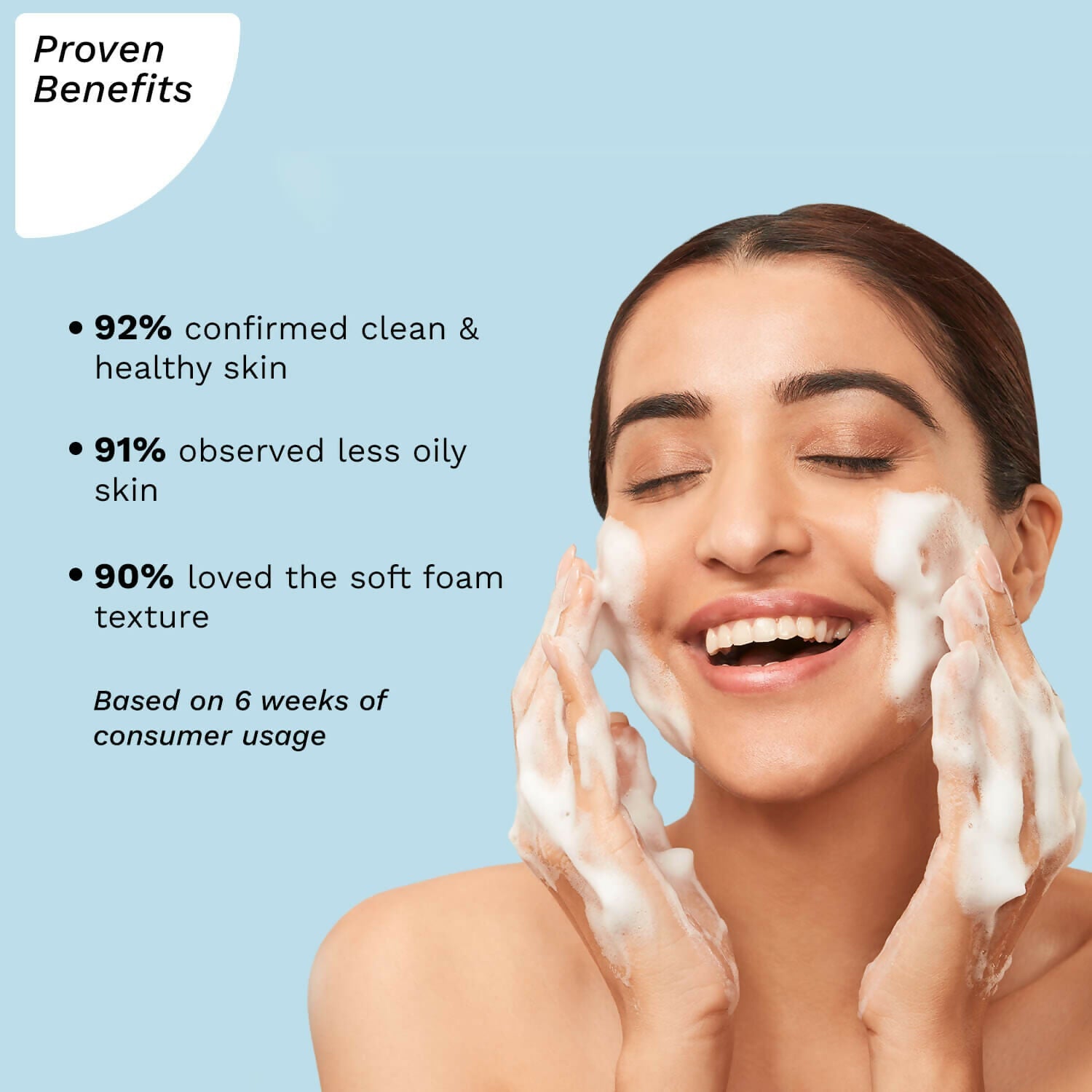 Pilgrim Volcanic Lava Ash Foaming Face Wash with Brush - Distacart