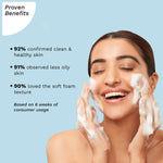 Thumbnail for Pilgrim Volcanic Lava Ash Foaming Face Wash with Brush - Distacart