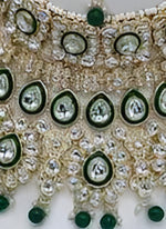 Thumbnail for Jewel City Traditional Kundan Bridal Jewelry for Women Handcrafted Necklace with Earrings, Maang Tikka, Indian Wedding Jewellery Set