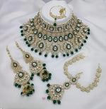 Thumbnail for Jewel City Traditional Kundan Bridal Jewelry for Women Handcrafted Necklace with Earrings, Maang Tikka, Indian Wedding Jewellery Set