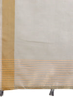 Thumbnail for Astita Elegant Brown Organza Saree with Zari Border | Lightweight Transparent Saree with Blouse Piece for Festive & Daily Wear - Distacart