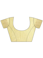 Thumbnail for Astita Elegant Gold Yellow Organza Saree with Zari Border | Party Wear Lightweight Saree with Blouse for Women - Distacart