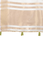 Thumbnail for Astita Light Green Gold Cotton Ready-to-Wear Saree - Simplicity Meets Effortless Grace - Distacart