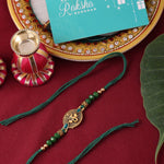 Thumbnail for trueBrowns X Voylla Lord Ganesha Rakhi With Rudraksha - Distacart