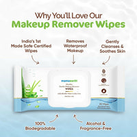 Thumbnail for Mamaearth Micellar Gentle Makeup Remover Wipes