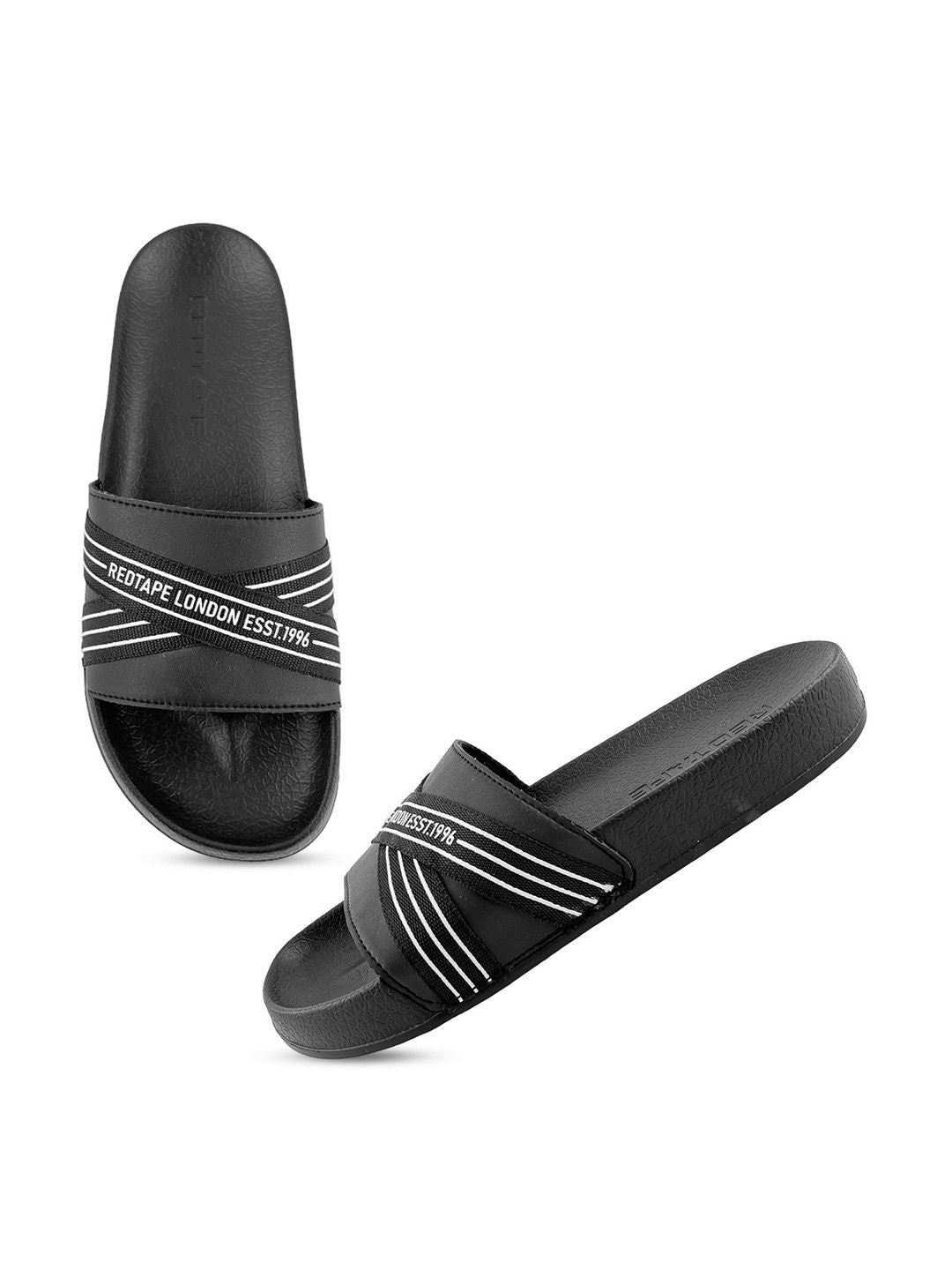 Red Tape Men Printed Sliders