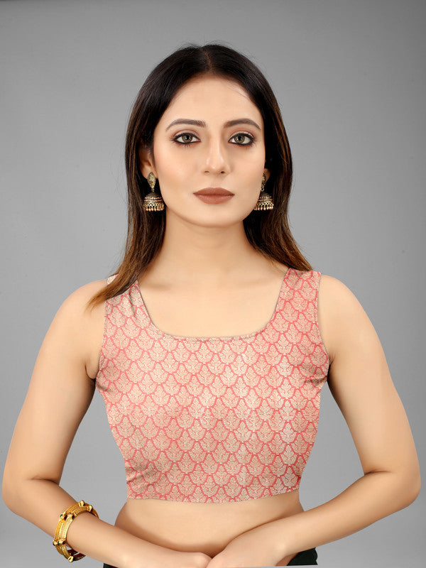 White Pure Silk Woven Zari Design Floral Saree with Unstitched Blouse - Hiral Fashion - Distacart