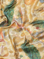 Thumbnail for Multicolor Art Silk Printed Polka Dots Saree with Unstitched Blouse - Hiral Fashion - Distacart