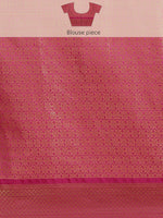 Thumbnail for Turquoise Art Silk Printed Polka Dots Saree with Unstitched Blouse - Hiral Fashion - Distacart