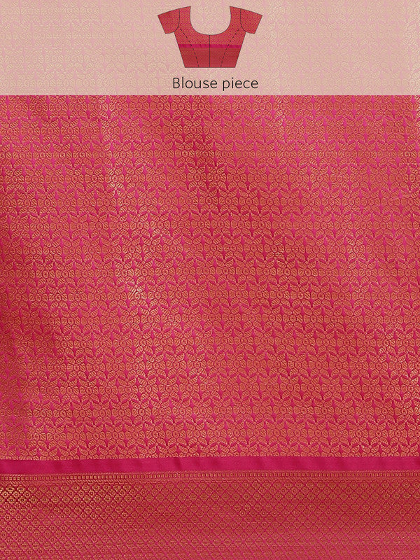 Yellow Art Silk Printed Polka Dots Saree with Unstitched Blouse - Hiral Fashion - Distacart