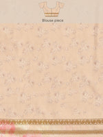 Thumbnail for Mustard Art Silk Printed Floral Saree with Unstitched Blouse - Hiral Fashion - Distacart