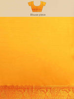 Thumbnail for Black Art Silk Printed Kalamkari Saree with Unstitched Blouse - Hiral Fashion - Distacart