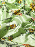 Thumbnail for Green Art Silk Printed Kalamkari Saree with Unstitched Blouse - Hiral Fashion - Distacart