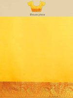 Thumbnail for Green Art Silk Printed Kalamkari Saree with Unstitched Blouse - Hiral Fashion - Distacart