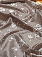 Thumbnail for Gray Art Silk Printed Kalamkari Saree with Unstitched Blouse - Hiral Fashion - Distacart