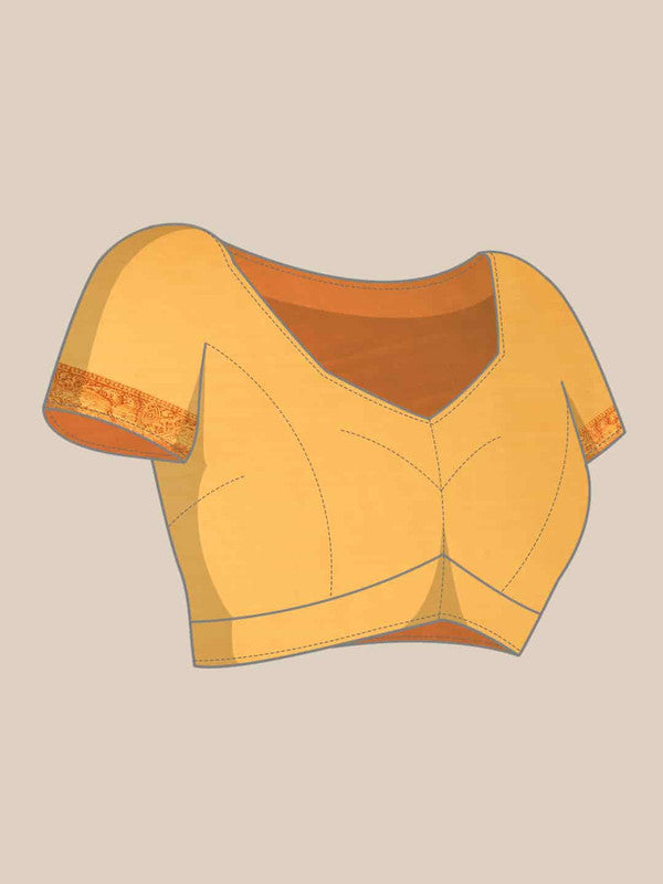 Gray Art Silk Printed Kalamkari Saree with Unstitched Blouse - Hiral Fashion - Distacart