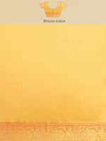 Thumbnail for Blue Art Silk Printed Kalamkari Saree with Unstitched Blouse - Hiral Fashion - Distacart