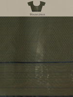 Thumbnail for Green Kanchipuram Silk Digital Print Floral Saree with Unstitched Blouse - Hiral Fashion - Distacart