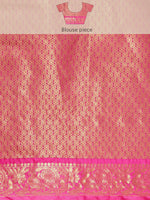 Thumbnail for Green Pure Silk Woven Zari Design Polka Dots Saree with Unstitched Blouse - Hiral Fashion - Distacart